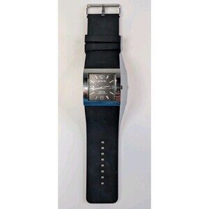 Invicta Watch Couture Special Edition Silver w/ Black Strap New Battery